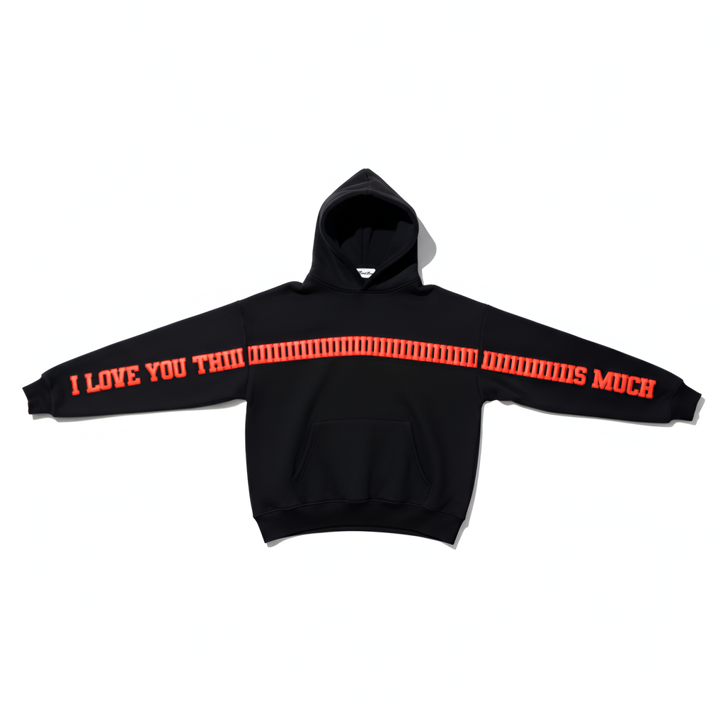 I Love You This Much Hoodie – Unisex Fit, Cozy Fleece Regular Fit Hoodie | Free Shipping